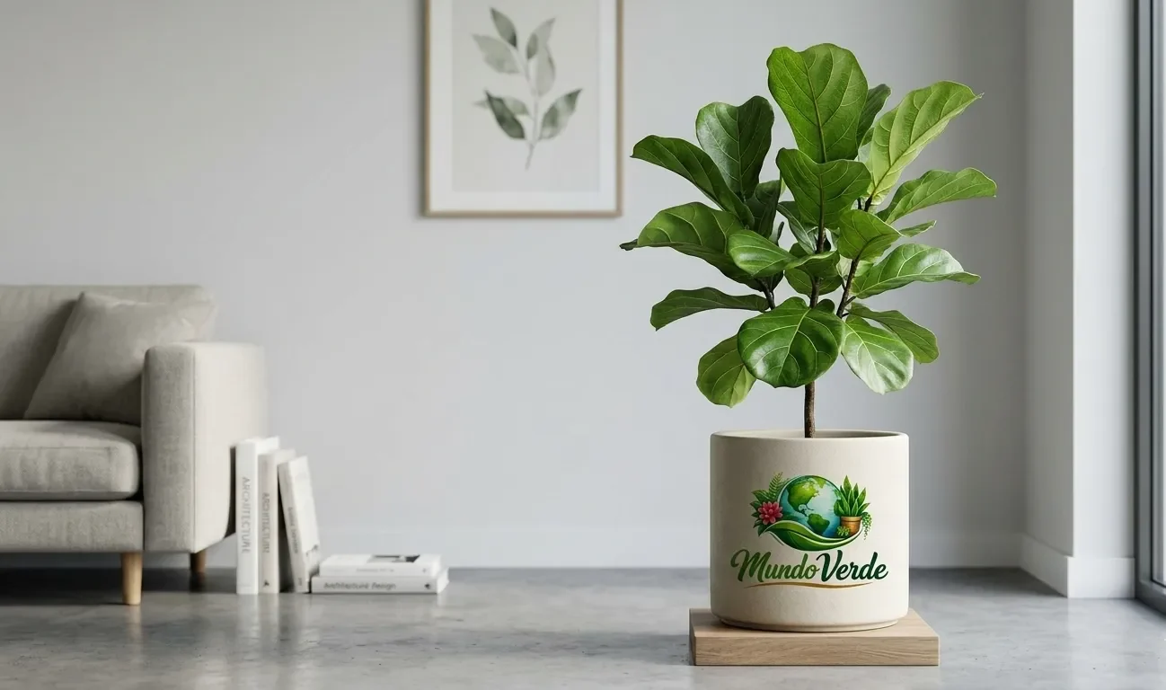 Ficus Lyrata cuidado y decoración en Mundo Verde
